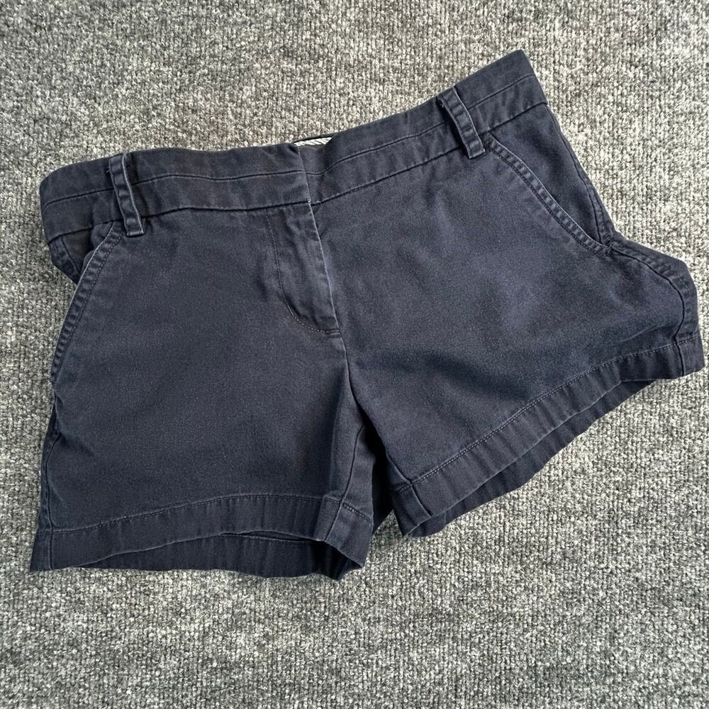 J.Crew Chino Women’s Size 2 Navy Blue Cuffed Shorts